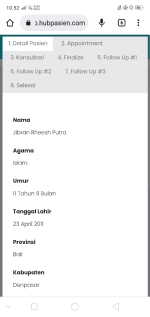 Aplikasi Reminder Follow Up Pasien via Whatsapp Saat Detail Pasien Selesai