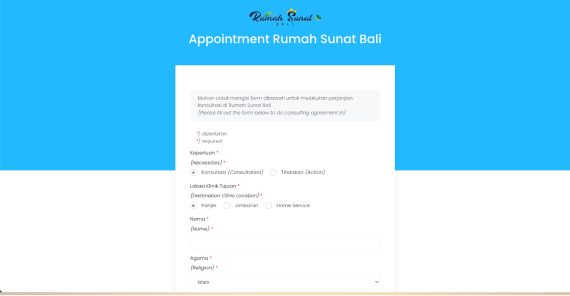 Aplikasi Reminder Follow Up Pasien via Whatsapp Saat Appointment Rumah Sunat Bali