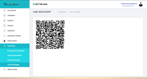 Aplikasi Reminder Follow Up Pasien via Whatsapp Saat Link Whatsapp